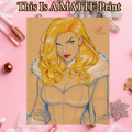 Emma Frost Art Illustration Hard Signed 8.5x11in Fine Art PRINT
