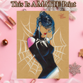 Spider Girl Art Illustration Hard Signed 8.5x11in Fine Art PRINT