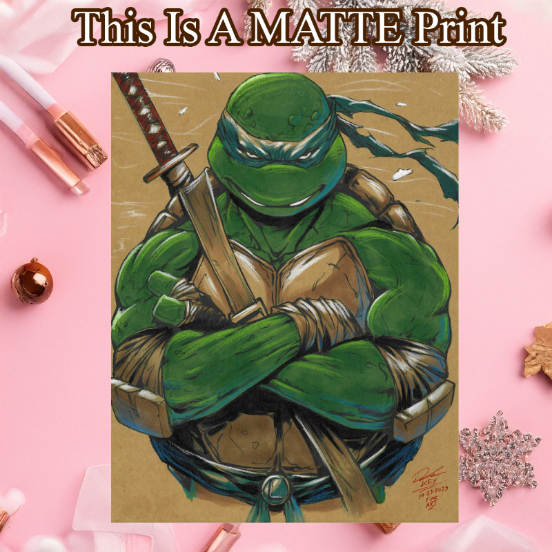Leo Art Illustration Hard Signed 8.5x11in Fine Art PRINT