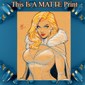 Emma Frost Art Illustration Hard Signed 8.5x11in Fine Art PRINT