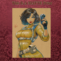 April O'Neil Art Illustration Hard Signed 8.5x11in Fine Art PRINT