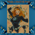 Sue Storm Art Illustration Hard Signed 8.5x11in Fine Art PRINT