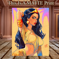 Dejah Thoris Art Illustration Hard Signed 8.5x11in Fine Art PRINT