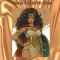 Wonder Woman Art Illustration Hard Signed 8.5x11in Fine Art PRINT