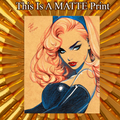 Batgirl Art Illustration Hard Signed 8.5x11in Fine Art PRINT