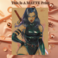 Psylocke Art Illustration Hard Signed 8.5x11in Fine Art PRINT