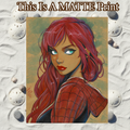 Mary Jane Art Illustration Hard Signed 8.5x11in Fine Art PRINT