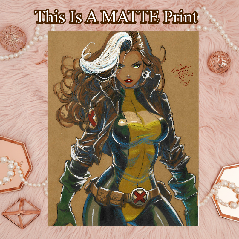 Rogue Art Illustration Hard Signed 8.5x11in Fine Art PRINT