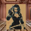 Domino Art Illustration Hard Signed 8.5x11in Fine Art PRINT