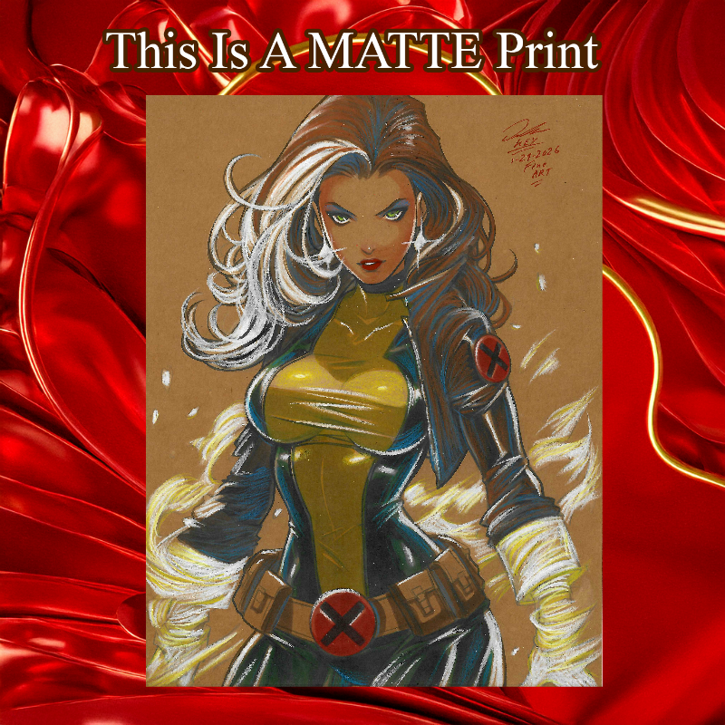 Rogue Art Illustration Hard Signed 8.5x11in Fine Art PRINT
