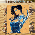 Witchblade Art Illustration Hard Signed 8.5x11in Fine Art PRINT
