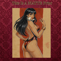 Vampirella Art Illustration Hard Signed 8.5x11in Fine Art PRINT