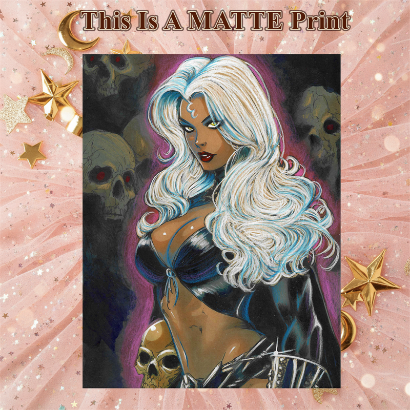 Original Art Illustration Hard Signed 8.5x11in Fine Art PRINT