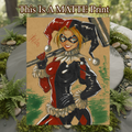 Harley Quinn Art Illustration Hard Signed 8.5x11in Fine Art PRINT