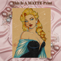 Elsa Arte Ilustración Firmado a Mano 8.5x11in IMPRESIÓN de Bellas Artes