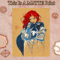 Mary Jane Art Illustration Hard Signed 8.5x11in Fine Art PRINT