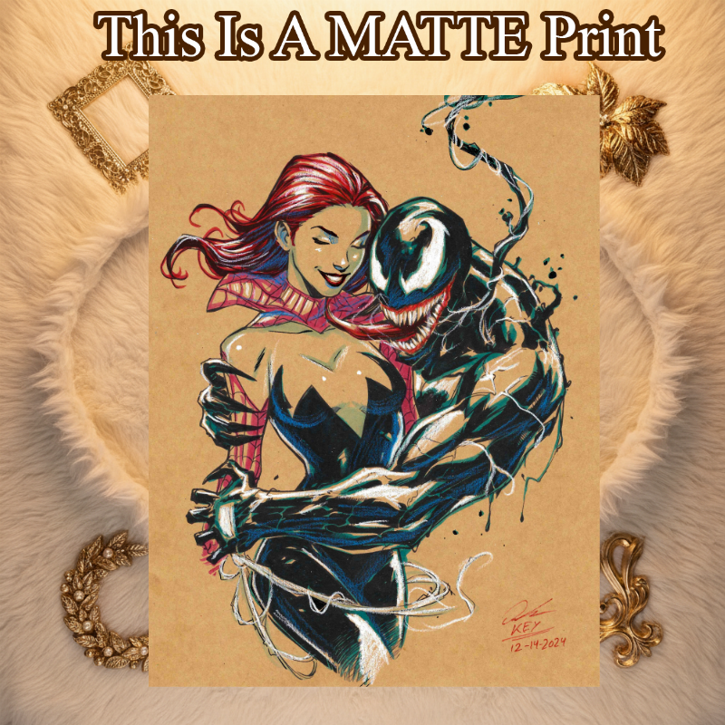 Mary Venom Art Illustration Hard Signed 8.5x11in Fine Art PRINT