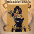 Domino Art Illustration Hard Signed 8.5x11in Fine Art PRINT