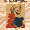 Power Girl Art Illustration Hard Signed 8.5x11in Fine Art PRINT