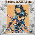 Psylocke Art Illustration Hard Signed 8.5x11in Fine Art PRINT