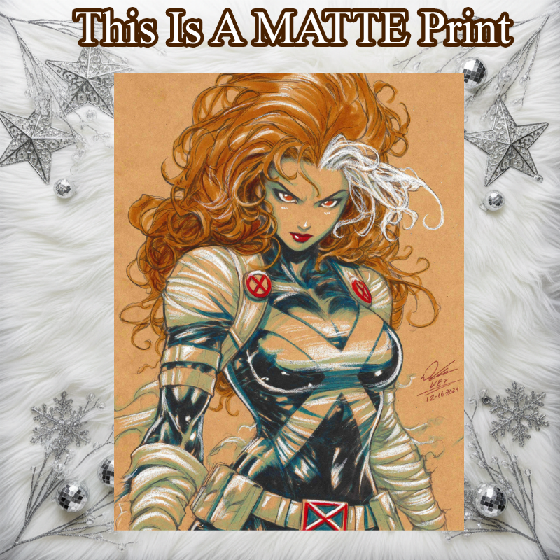 Rogue Art Illustration Hard Signed 8.5x11in Fine Art PRINT