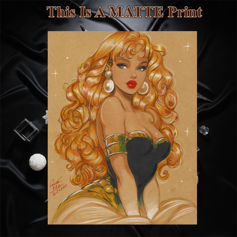 OC Art Illustration Hard Signed 8.5x11in Fine Art PRINT