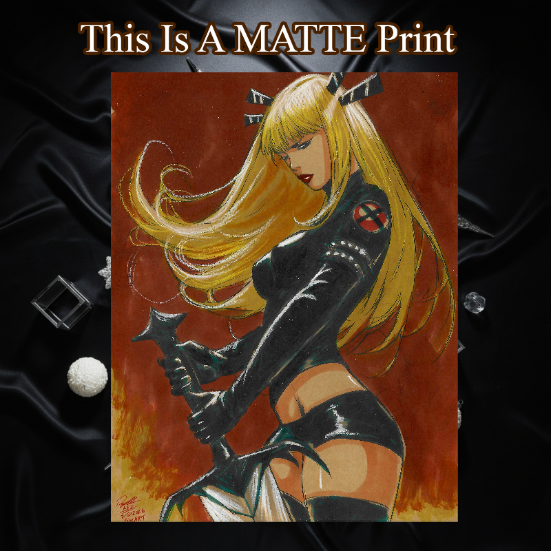 Magik Art Illustration Hard Signed 8.5x11in Fine Art PRINT