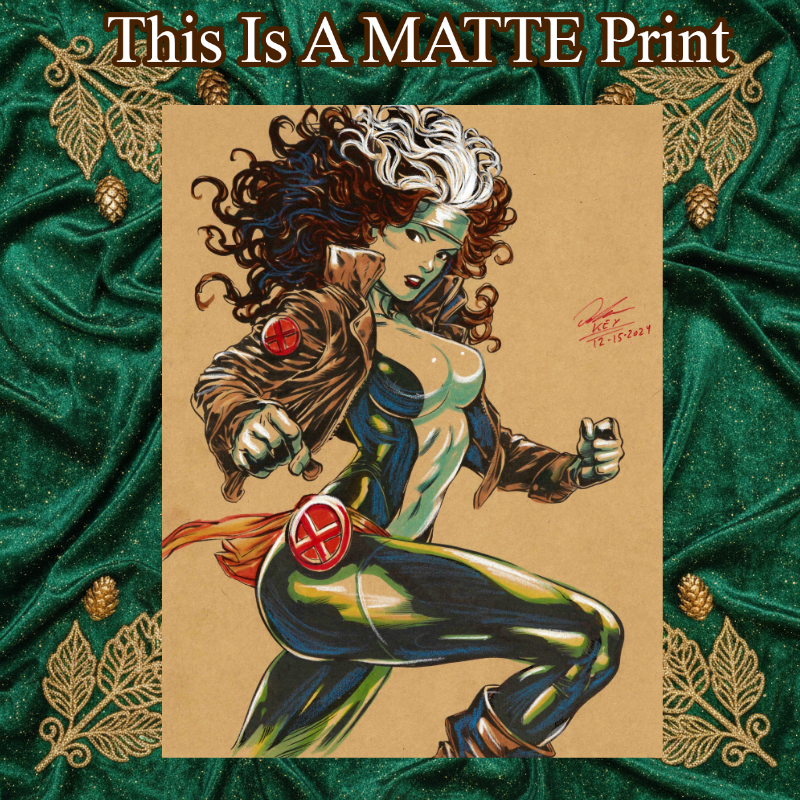 Rogue Art Illustration Hard Signed 8.5x11in Fine Art PRINT