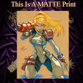 Samus Art Illustration Hard Signed 8.5x11in Fine Art PRINT