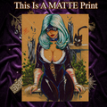 Black Cat Art Illustration Hard Signed 8.5x11in Fine Art PRINT