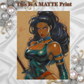 Psylocke Art Illustration Hard Signed 8.5x11in Fine Art PRINT