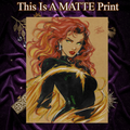 Jean Grey Phoenix Art Illustration Hard Signed 8.5x11in Fine Art PRINT