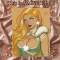 Emma Frost Art Illustration Hard Signed 8.5x11in Fine Art PRINT