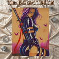 Psylocke Art Illustration Hard Signed 8.5x11in Fine Art PRINT