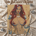 Red Sonja Art Illustration Hard Signed 8.5x11in Fine Art PRINT