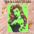 Poison Ivy Art Illustration Hard Signed 8.5x11in Fine Art PRINT