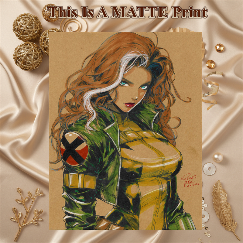 Rogue Art Illustration Hard Signed 8.5x11in Fine Art PRINT
