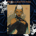 Storm Art Illustration Hard Signed 8.5x11in Fine Art PRINT