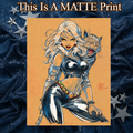 Jungle Girl Art Illustration Hard Signed 8.5x11in Fine Art PRINT