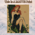 Poison Ivy Art Illustration Hard Signed 8.5x11in Fine Art PRINT