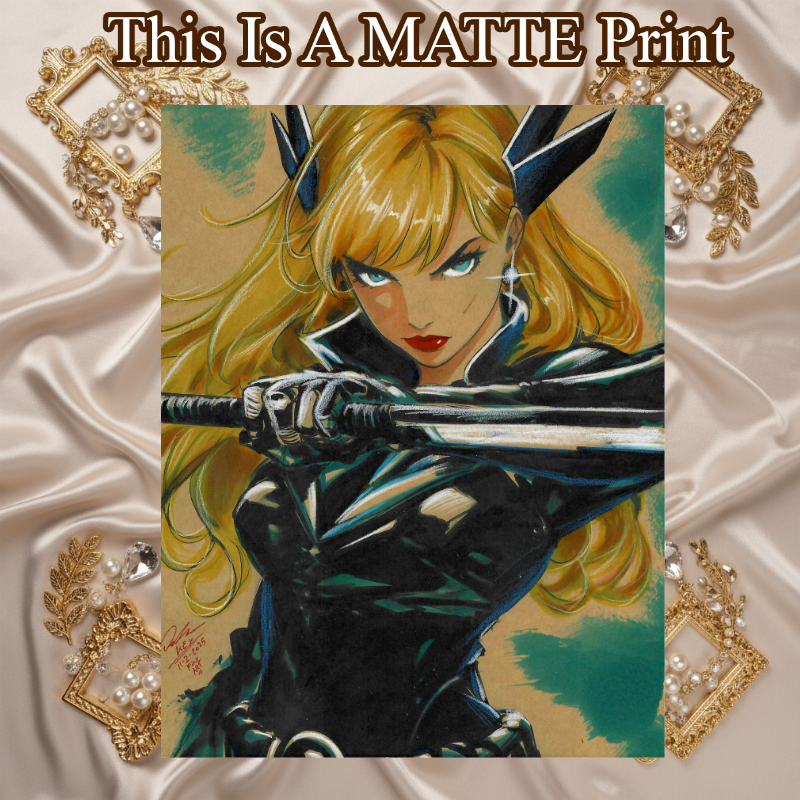 Magik Art Illustration Hard Signed 8.5x11in Fine Art PRINT