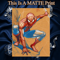 Spider-Man Art Illustration Hard Signed 8.5x11in Fine Art PRINT