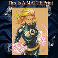 Sue Storm Art Illustration Hard Signed 8.5x11in Fine Art PRINT