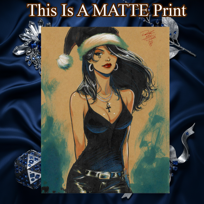 Death Of The Endless Art Illustration Hard Signed 8.5x11in Fine Art PRINT