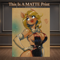Ms Piggy Art Illustration Hard Signed 8.5x11in Fine Art PRINT
