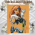 Jungle Girl Art Illustration Hard Signed 8.5x11in Fine Art PRINT