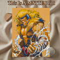 Sabertooth Art Illustration Hard Signed 8.5x11in Fine Art PRINT