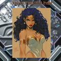 Wonder Woman Art Illustration Hard Signed 8.5x11in Fine Art PRINT