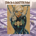 Spider Girl Art Illustration Hard Signed 8.5x11in Fine Art PRINT