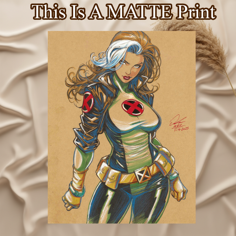Rogue Art Illustration Hard Signed 8.5x11in Fine Art PRINT